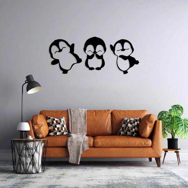 استیکر طرح پنگوئن مجموعه 3 عددی