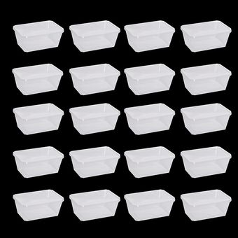 ظرف نگهدارنده پولاد پویش 950cc مجموعه 20 عددی