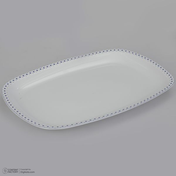 سرویس غذاخوری 27 پارچه چینی زرین ایران مدل کواترو ورنیکا درجه یک