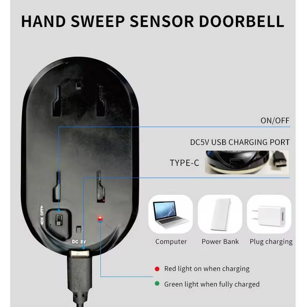 زنگ بی سیم مدل Y1-300-BG