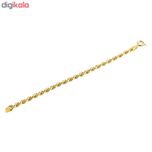 دستبند طلا 18 عیار کد B103 طنابی