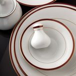 سرویس غذاخوری 108 پارچه چینی زرین ایران سری شهرزاد مدل سپینود درجه یک