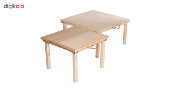 کرسی تاشو پارسین مدل KTP-nasim90cm مجموعه 9 عددی