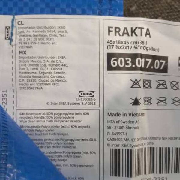 ساک دستی ایکیا مدل Frakta