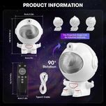 چراغ خواب مدل فضانورد ستاره کهکشانی با ریموت کنترل کد ES24