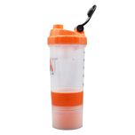 شیکر بدنسازی مدل سه تیکه کد GS-M-231882 گنجایش 0.5 لیتر