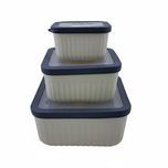 ظرف نگهدارنده کاپریس مدل مربع طرح پرایم مجموعه سه عددی