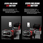 شارژر باتری خودرو فاکسسور مدل SMART-12V20A-24V10A گارانتی