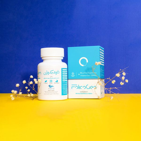 فولیکوژن اروند فارمد بسته 60 عددی