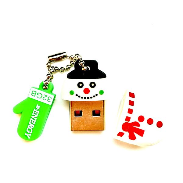 فلش مموری ایکس انرژی مدل Snowman ظرفیت 32 گیگابایت | مقاوم، جمعوجور و پرسرعت