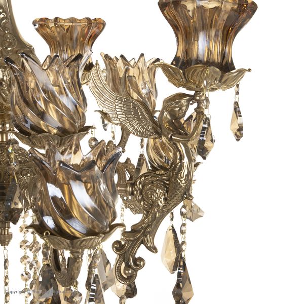 لوستر 12 شعله شاهان تک کد B/8030