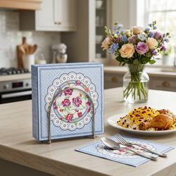 دستمال سفره مدل Flower Garden بسته 20 عددی