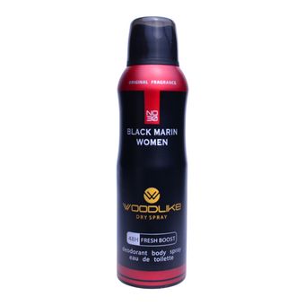 اسپری خوشبو کننده بدن وودلایک مدل  BLACK MARIN حجم 200 میلی لیتر