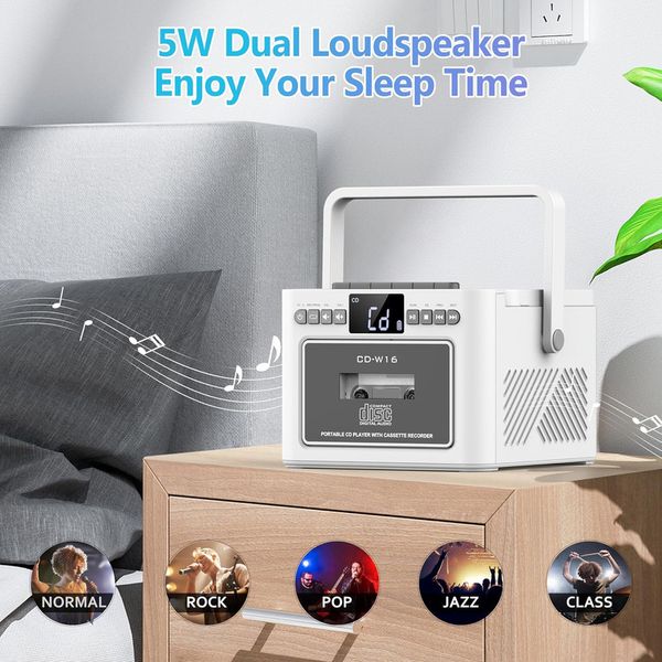 پخشکننده سیدی بومباکس 2025 کاست خور ،پخش کننده موسیقی مدل CD-W16