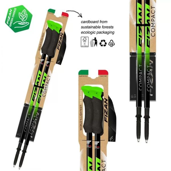 عصای کوهنوردی فیزان مدل Compact بسته 2 عددی