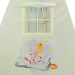 چادر بازی کودک مدل سرخپوستی طرح حیوانات PT525 به همراه کوسن