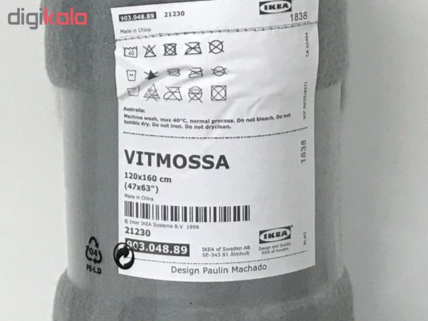 پتو مسافرتی ایکیا مدل VITMOSSA