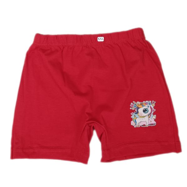 شورت دخترانه مدل کارتونی مجموعه 6 عددی