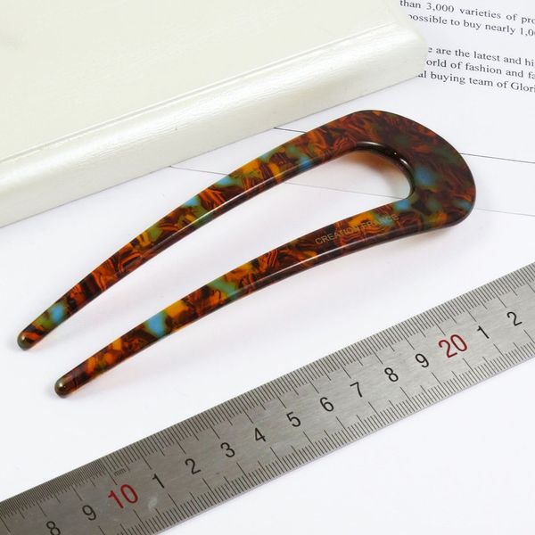 گیره مو زنانه مدل کانزاشی دو شاخ کد G_Lnd_3144