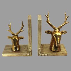 نگهدارنده کتاب مدل گوزن مجموعه 2 عددی