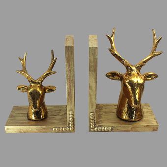 نگهدارنده کتاب مدل گوزن مجموعه 2 عددی