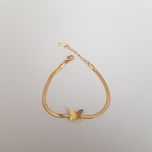 دستبند زنانه استینلس استیل مدل پروانه