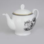 سرویس چینی 102 پارچه غذا خوری چینی زرین ایران سری ایتالیا اف مدل ویلیج درجه یک