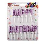 شمع تولد مدل هپی برت دی بسته ی 13 عددی