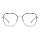 فریم عینک طبی مربعی زنانه مدل TJ837 C432-p81 Contrast Pearl Harbor مناسب برای صورت بیضی