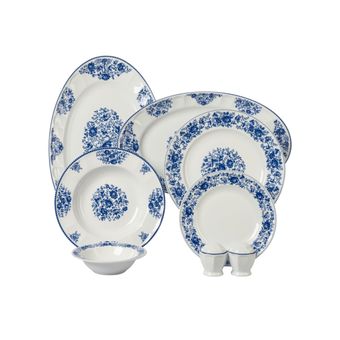 سرویس غذاخوری 29 پارچه 6 نفره چینی زرین ایران مدل نئوکلاسیک فلورنتیا درجه یک