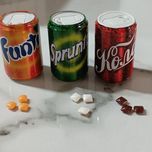 آدامس طرح نوشابه قوطی -مجموعه  30 عددی