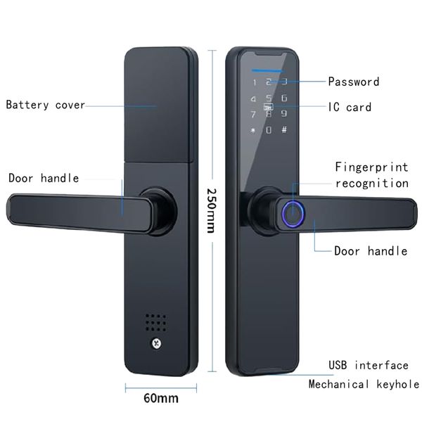 قفل هوشمند اکسل مدل EX-630 مجموعه 2 عددی