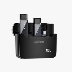 میکروفن بی سیم گرین لاین لایتنینگ مدلGn2in1ddMltbk 2in1 DIGITAL DISPLAY LITHTNING