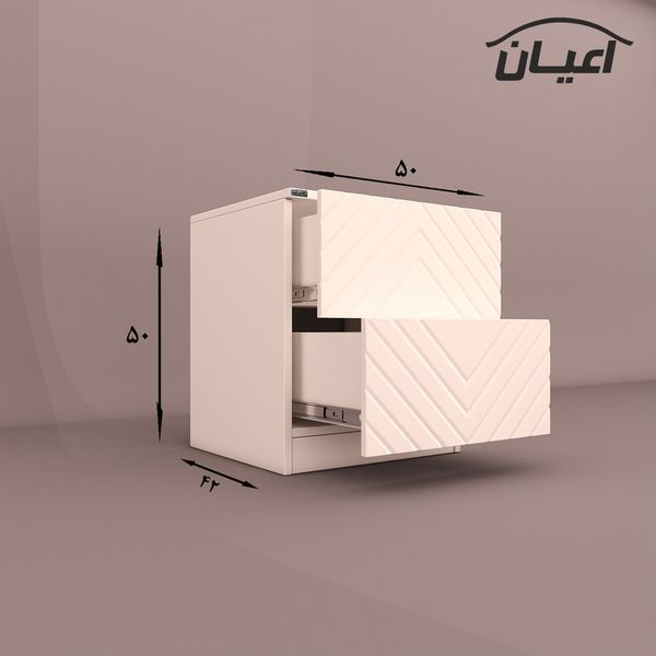 سرویس خواب دونفره اعیان مدل FH450 سایز 160x200 سانتی متر سه تکه