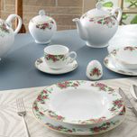 سرویس غذاخوری 102 پارچه چینی زرین ایران سری ایتالیا اف مدل Bidgol درجه یک