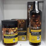 شامپو تقویت‌کننده و ترمیم‌کننده مو لایتنس مدل argan حجم 900 میلی‌لیتر به همراه ماسک مو لایتنس مدل argan oil حجم 1000 میلی‌لیتر،