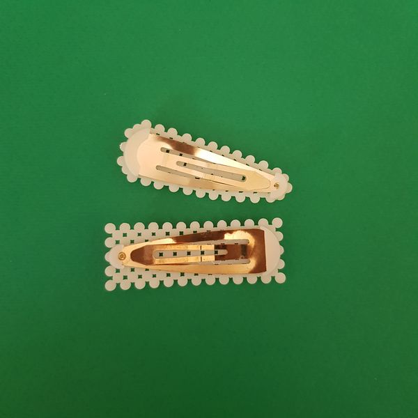 گیره مو زنانه مدل مستطیل بسته 2 عددی*671