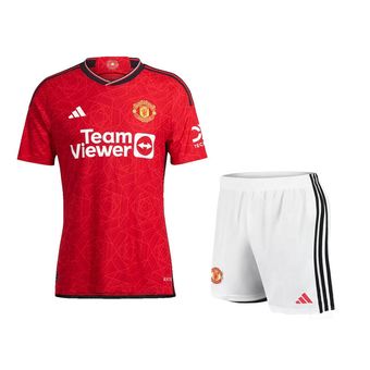 ست پیراهن و شورت فوتبال مردانه مدل منچستر یونایتد کد Home 2024
