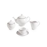 سرویس غذاخوری 102 پارچه چینی زرین ایران سری ایتالیا اف مدل Riva درجه یک