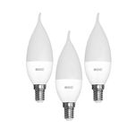 لامپ ال ای دی 7 وات ای دی سی مدل شمعی اشکی پایه E14 بسته 3 عددی