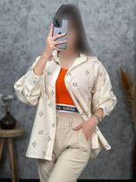 شومیز لینن نچرال ترک 1201