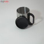 لیوان استیل درب دار (یونیک)
