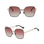 عینک آفتابی چند ضلعی زنانه مدل JS8501C08-P182 Polarized Gradient Tea