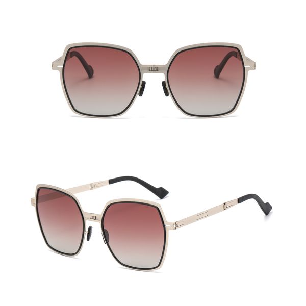 عینک آفتابی چند ضلعی زنانه مدل JS8501C08-P182 Polarized Gradient Tea