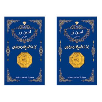 شمش طلا 18 عیار امین زر بسته 2 عددی