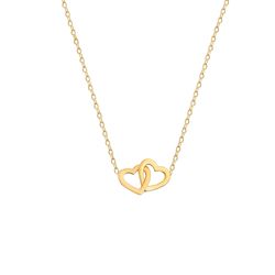 گردنبند طلا 18 عیار زنانه مریم اکرمی گلد گالری مدل قلب یونیکا