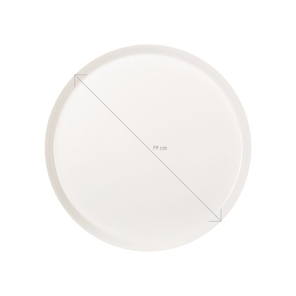 بشقاب غذاخوری زی مدل فرم اس کد  24 پاستل درجه عالی بسته شش عددی	