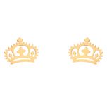 گوشواره زنانه طرح تاج کد GO1136