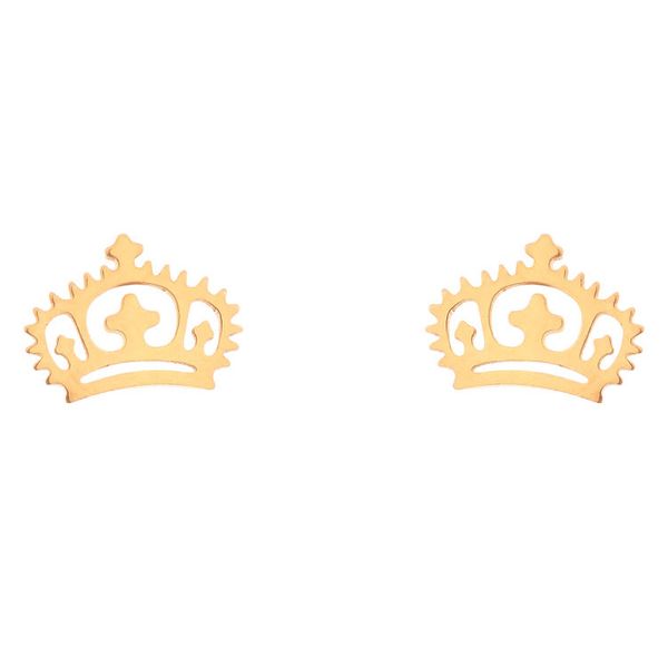 گوشواره زنانه طرح تاج کد GO1136
