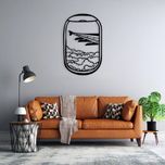 استیکر دیواری طرح پنجره هواپیما